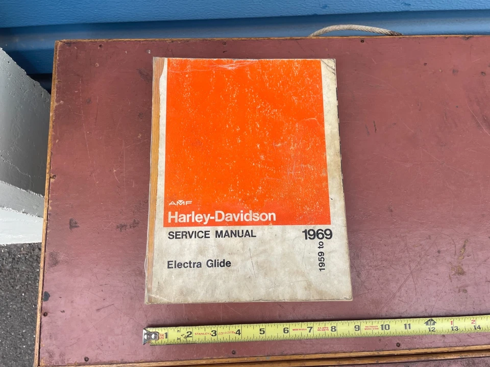 AMF Harley Davidson manual de servicio de fábrica 1969 Electra Glide Panhead Foto 1 de 4