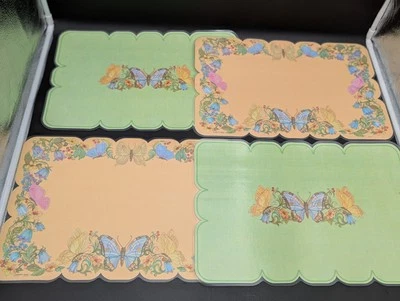 复古 1978 年 NIP Greenbrier Studios 4 件套双面塑料桌椅波西米亚 — 第 1/4 张图片