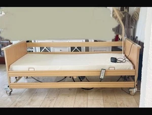 Krankenbett Pflegebett BURMEIER Dali - in 71566 - mit 4 Motoren - - Bild 1 von 15
