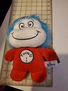 Dr. Seuss Thing 1 Thing 2 Double Dood Plush By Aurora 11" stuffed toy Pre Owned - Picture 1 of 9