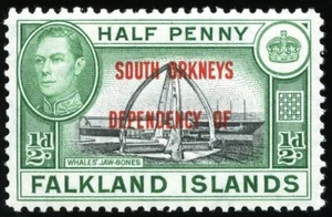 EBS Falkland Islands - South Orkneys 1944 - Whale Bones - FK-SO C1 - MNH** (TT3 - Picture 1 of 1