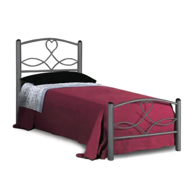 Letto in Ferro Battuto Una piazza e Mezza per Rete 120 125 130 135 x 200 NAPOLI - Immagine 1 di 3