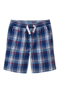 Joe Fresh Little Boy's Size 5 Blue Plaid Cotton Shorts Short Pants Summer NWT - Picture 1 of 2