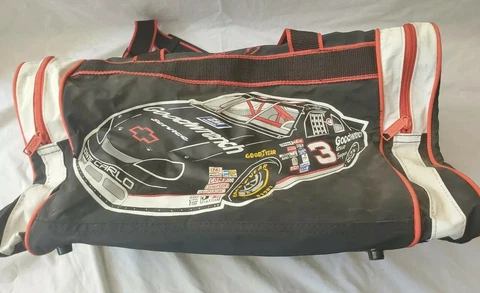 Vintage Nascar Dale Earnhardt Sr #3 Duffel Gym Sports Bag 19"x10"x9" Cover
