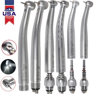 Pieza de mano con botón pulsador dental de alta velocidad estilo KaVo 4/6 agujeros (conexión rápida) (led) - Imagen 1 de 46