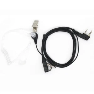 2Pin Air Tube Headset Earpiece Headphone Earphone Microphone For UV-5R TK Series - Zdjęcie 1 z 8