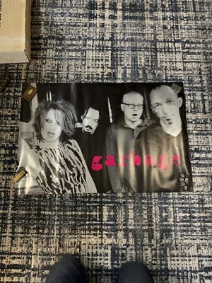 Vintage 1996 Garbage Band Poster 24x36 Almo Sounds Shirley Manson Alternative - Image 1 of 4