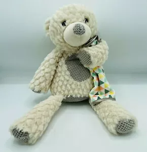Peluche Scentsy Buddy Serena Sleepy Bear con manta Lovey blanco gris - Imagen 1 de 8