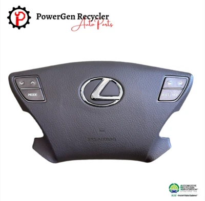 2007-2012 LEXUS LS460 DRIVER STEERING WHEEL AIRBAG BROWN OEM Foto 1 de 4