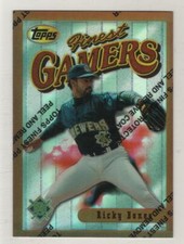 1996 Topps Finest Bronze Refractor #055 Ricky Bones Milwaukee Brewers BV$5 #55