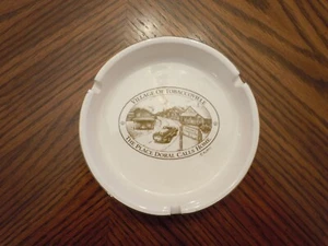 VILLAGE of TOBACCOVILLE Porcelain Ashtray - Picture 1 of 2