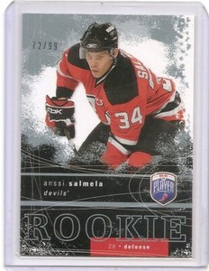 2007-08 UD Be A Player Anssi Salmela XRC Insert Card /99 New Jersey Devils