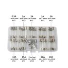 72pcs Quick Blow Glass Tube Fuses Assorted Kit for Car Boat Electrical System