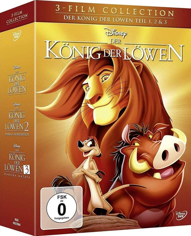 Der König der Löwen (DVD, Teil 1, 2 und 3) - Bild 1 von 1