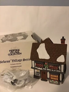 Dept. 56 Dickens Village Series "TUTBURY PRINTER" #55689 1990 Ret. 1996 - Picture 1 of 3
