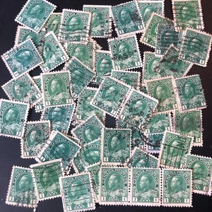 Postage Stamps For Crafting: Canada 1911-25 1c King George V; Green; 50 Pieces - Picture 1 of 1