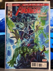 AVENGERS #672 CVR A ALEX ROSS 1ST PRINT MARK WAID 2017 MARVEL COMICS NM - Picture 1 of 1