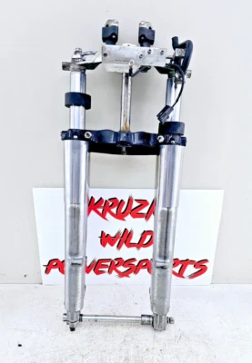 1994 HARLEY FLH ELECTRA GLIDE Forks Triple Tree Clamp Air Ride Axle OEM HD - Image 1 of 4