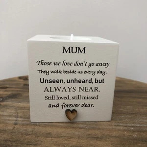 Personalisierte Kerze In Erinnerung an MAMA Mama Mama oder ALLE NAMEN Denkmal TRAUER - Bild 1 von 3