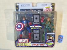 Marvel Legends FACE-OFF CAPTAIN AMERICA RED SKULL UNMASKED VARIANTS Arch Enemies