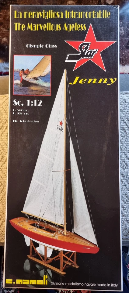 "JENNY" art. MV 54  -  Amati, kit di montaggio in legno, scala 1:12. Nuovo! - Immagine 1 di 4