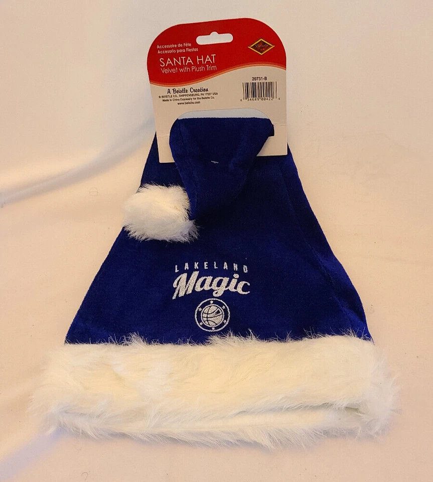 Sombrero de Navidad Lakeland Orlando Magic NBA por Forever Collectible Blue Foto 1 de 1