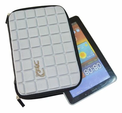 Carrying Neoprene Sleeve Cover Bag Case for Tesco HUDL Tablet Gray - Image 1 of 4