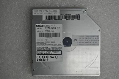 IBM Multimedia Slim-line CD-ROM Drive 1977047N-12 41A3423 39M3556 - Image 1 of 4