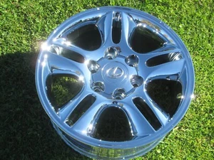 17" ONE NEW MERCEDES LEXUS GX470 OEM CHROME WHEELS -74167 - Picture 1 of 2