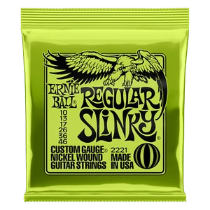 Ernie Ball Regular Slinky nickelumwundene Saiten für E-Gitarre (10-46 Stärke) - Bild 1 von 1