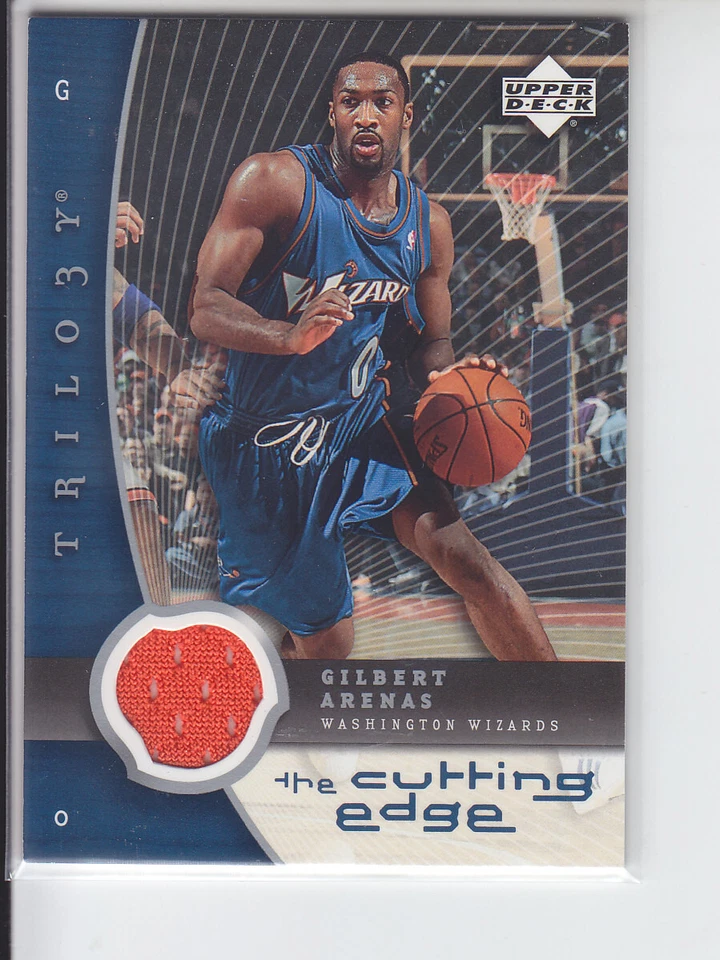 2005-06 Upper Deck Trilogy The Cutting Edge #GA Gilbert Arenas SP Jersey Wizards - Image 1 of 2