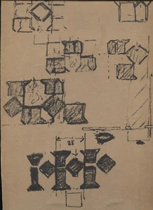 Louis Kahn Dokumentation Arbeitsprozesse ETH Wrk Report A1 - 1969 - Picture 1 of 2