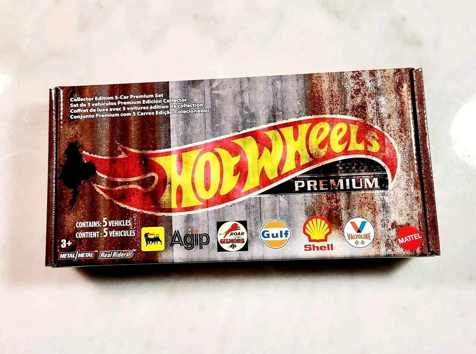 Juego de 5 cajas de aceite Hot Wheels Premium Vintage 2020 Shell Gulf Silverado selladas Foto 1 de 4