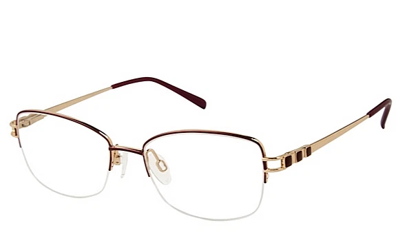 Nuevas gafas CHARMANT ARISTAR AR30818 513 vino marco óptico para mujer 51-17-135 Foto 1 de 1