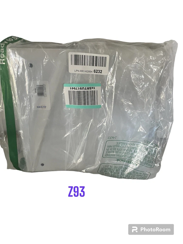 Avery Heavy-Duty View Binder w/Locking 1-Touch EZD Rings 3" Cap White 79193 - Image 1 of 1