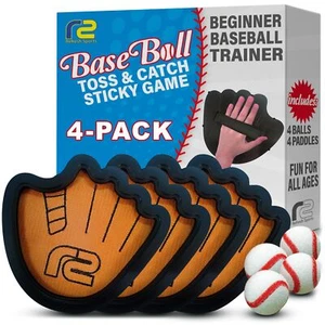 Toss and Catch Ball Game Set - Easy to Use Sticky Balls & Beginner Baseball T... - Picture 1 of 6