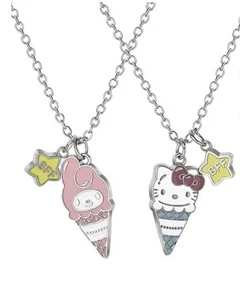 Sanrio Hello Kitty and My Melody Girls BFF Necklace Set - 17"+3" Extender, - Picture 1 of 5