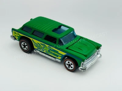 Hot Wheels Redline ALIVE 55 Green Enamel Open Hood Flying Colors Very Nice !! - Image 1 of 4