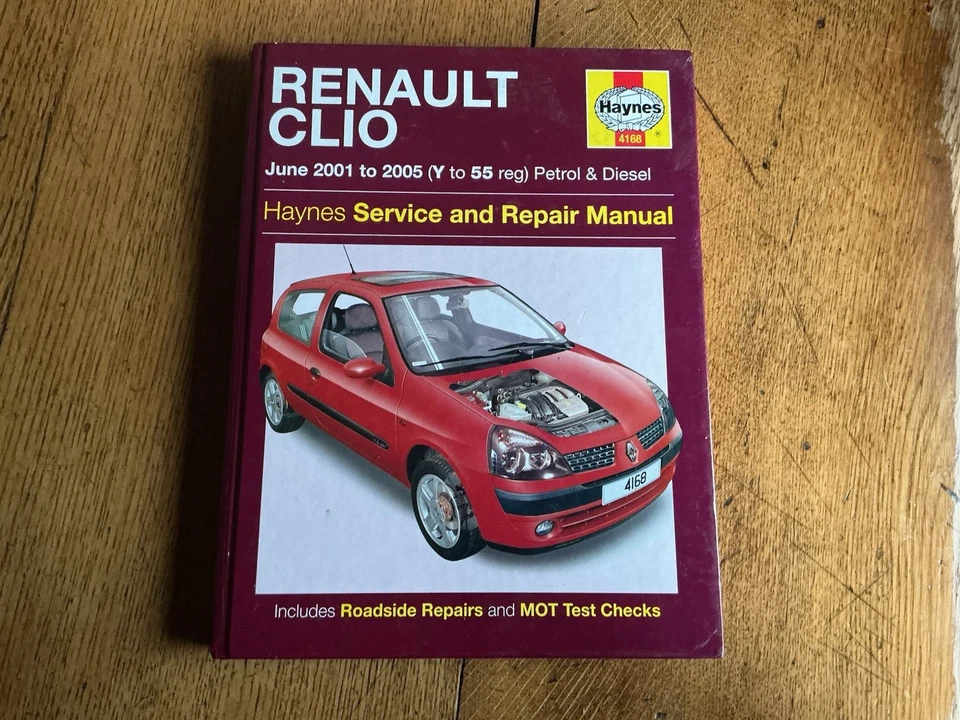 Renault Clio 2001-2005 Service and Repair Manual Haynes Petrol and Diesel - Image 1 of 1