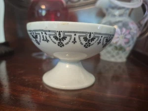 Vintage Hotel Or Railroad China Ice Cream Or Sherbert Footed Dish - Picture 1 of 4
