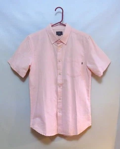 OBEY Pink Short-Sleeve Button-Up Shirt - Picture 1 of 3