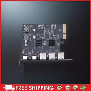 PCIE Splitter USB3.2 Gen2 10Gbps PCIe To USB 3.2 Gen 2 Card ASM3142 + VL822 Chip - Bild 1 von 18