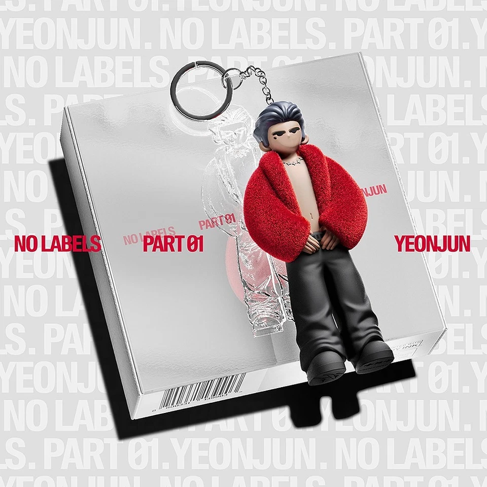 TXT YEONJUN [NO LABELS: PART 01] 1st Mini Album FIGURE Ver./CD+4 Photo Card+GIFT - Image 1 of 4