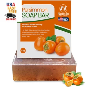 Persimmon Seife Bar für Körpergeruchskontrolle - 4 Oz reinigendes desodorierendes Duschgel - Bild 1 von 12