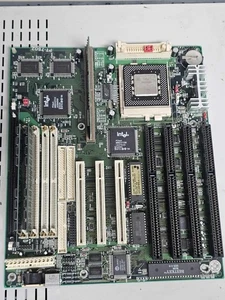 Vintage Gaming Retro Intel VX Pentium Socket 7 PT-7502 Motherboard CPU & Memory - Afbeelding 1 van 7