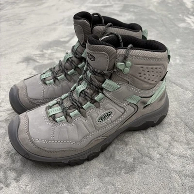 Botas de senderismo impermeables KEEN Targhee IV para mujer 8 Mid aleación/granito 1028989 - Imagen 1 de 4