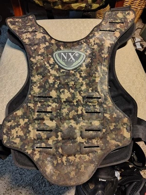 Colete NXE Camo Paintball Airsoft usado uma vez - Imagem 1 de 3