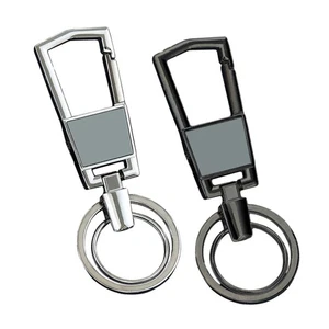 2 piezas Llavero Genial Coche Llavero Cartera Acero Inoxidable Bolsa Colgante Decoración - Imagen 1 de 12