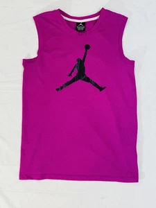 Jordan Shirt Jugend XL Basketball ärmellos Mesh Tank Top 13-15 Jahre Jungen Kinder - Bild 1 von 5