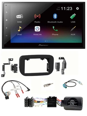 Pioneer USB Bluetooth DAB 2DIN Lenkrad Autoradio für Ford Transit ab 2019 schwar - Bild 1 von 4